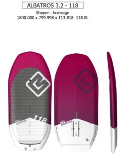 MB Boards Wing Foil Board Albatros 3.2 - Balz Müller Inklusive Boardbag- 78 -Surfausrüstungs Geschäft 120albatros203.220118