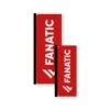 FANATIC Flag Vertical - 160x60cm Red -Surfausrüstungs Geschäft 13200 8543 1