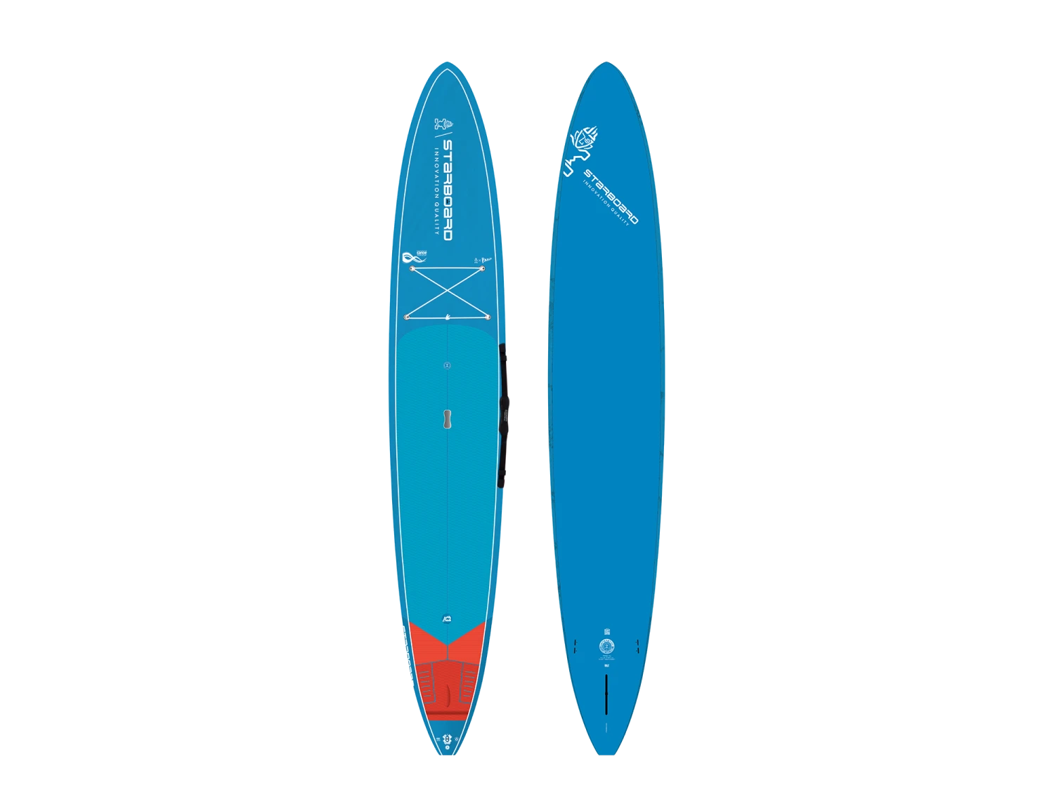 Starboard SUP Hardboard GENERATION Blue Carbon Inklusive Boardbag 2024 - 12.6 X 28