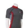 Ascan Shirt Red/Grey 1/2 Kurzarm UV-Schutz Rash Vest - S -Surfausrüstungs Geschäft 23101