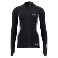 PROLIMIT Wmns SUP Top Convertible Black/Light Grey Damen - 34/XS Black/Light Grey -Surfausrüstungs Geschäft 400.14705.000 wmns sup top convertible black light grey front