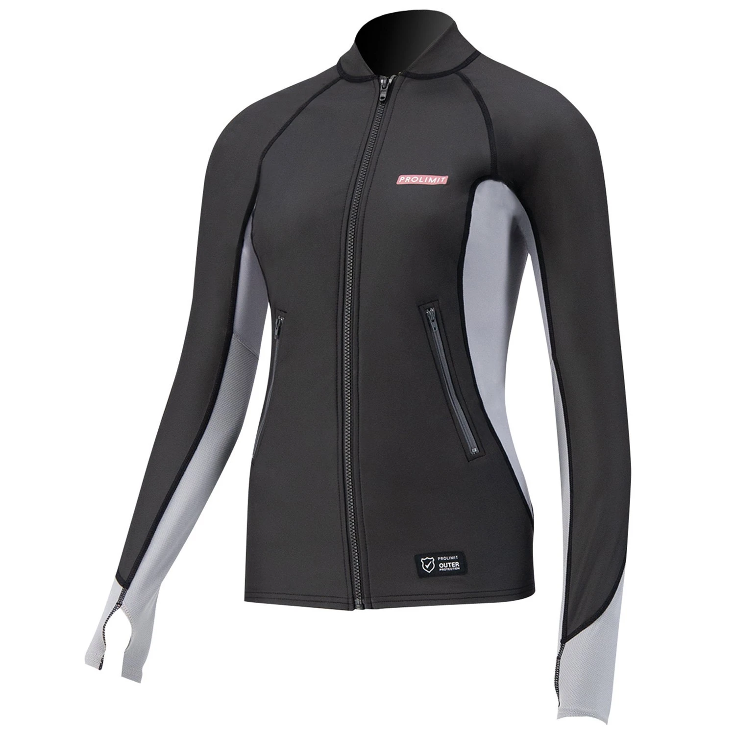 PROLIMIT SUP WMNS TOP LOOSEFIT SPLASH 1.5mm Black/Light Grey - 34/XS Black/Light Grey – Bild 7