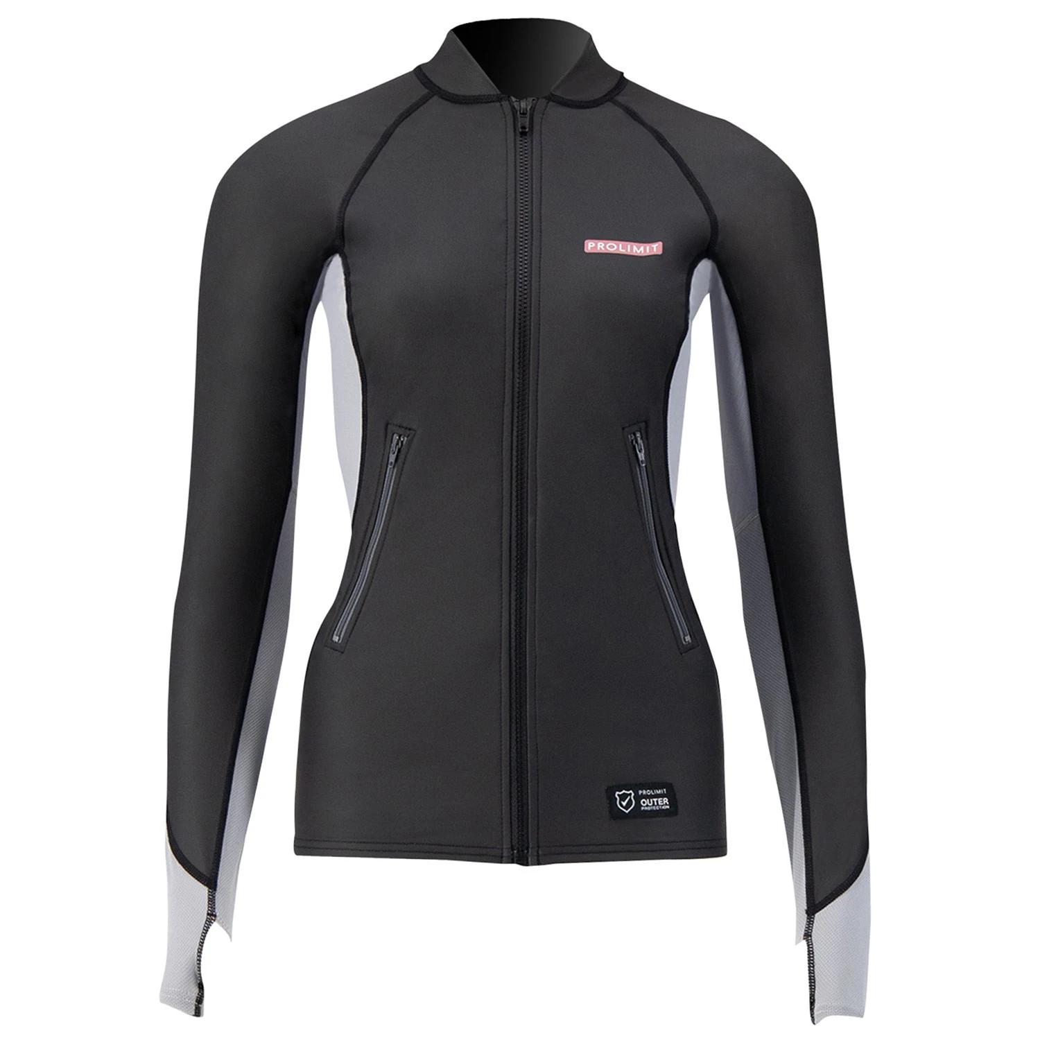 PROLIMIT SUP WMNS TOP LOOSEFIT SPLASH 1.5mm Black/Light Grey - 34/XS Black/Light Grey – Bild 8