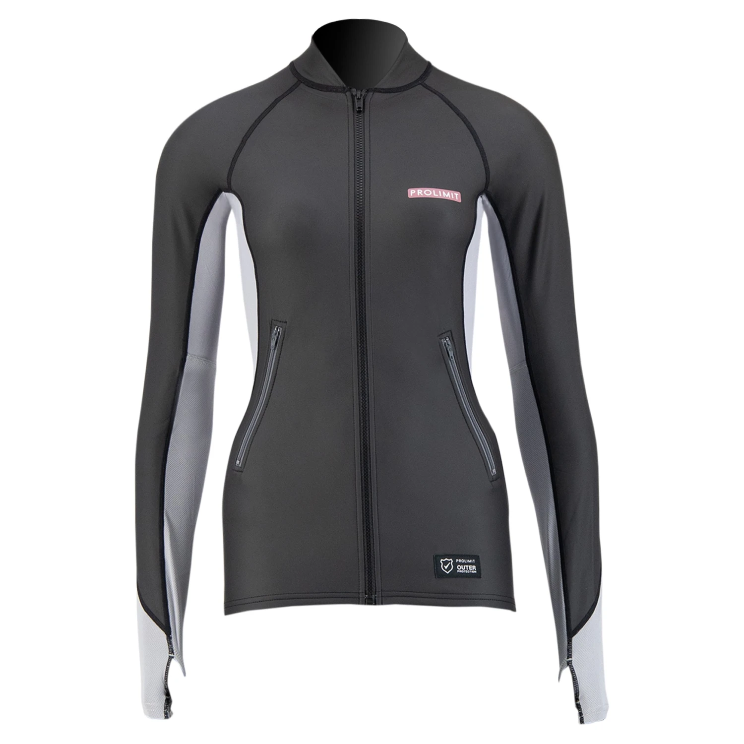 PROLIMIT SUP WMNS TOP LOOSEFIT SPLASH 1.5mm Black/Light Grey - 34/XS Black/Light Grey