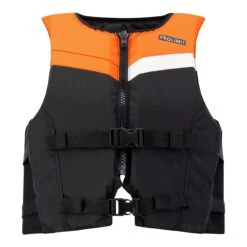 PROLIMIT Auftriebsweste Freeride Waist Black/Orange 2023 - XS -Surfausrüstungs Geschäft 402.53230.020 floating vest freeride waist black orange 1