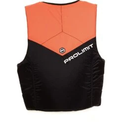 PROLIMIT Auftriebsweste Freeride Waist Black/Orange 2023 - XS -Surfausrüstungs Geschäft 402.53230.020 floating vest waist freeride black orange back 32136