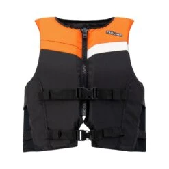 PROLIMIT Auftriebsweste Freeride Waist Black/Orange 2023 - XS -Surfausrüstungs Geschäft 402.53230.020 pl floating vest freeride waist black orange front