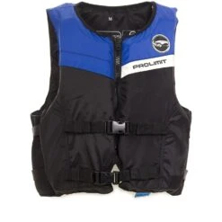 PROLIMIT Auftriebsweste Freeride Waist Black/Blue 2023 - XS -Surfausrüstungs Geschäft 402.53230.030 floating vest freeride waist black blue front