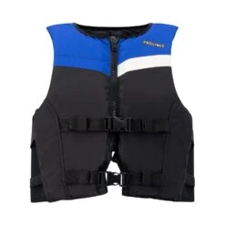 PROLIMIT Auftriebsweste Freeride Waist Black/Blue 2023 - XS -Surfausrüstungs Geschäft 402.53230.030 pl floating vest freeride black blue front