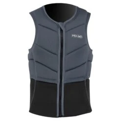 PROLIMIT Prallschutzweste Slider Vest Fusion Half Padded FZ Black/Grey 2023 -SBlack/Grey -Surfausrüstungs Geschäft 402.63032.040 slider vest fusion half padded fz black grey 2