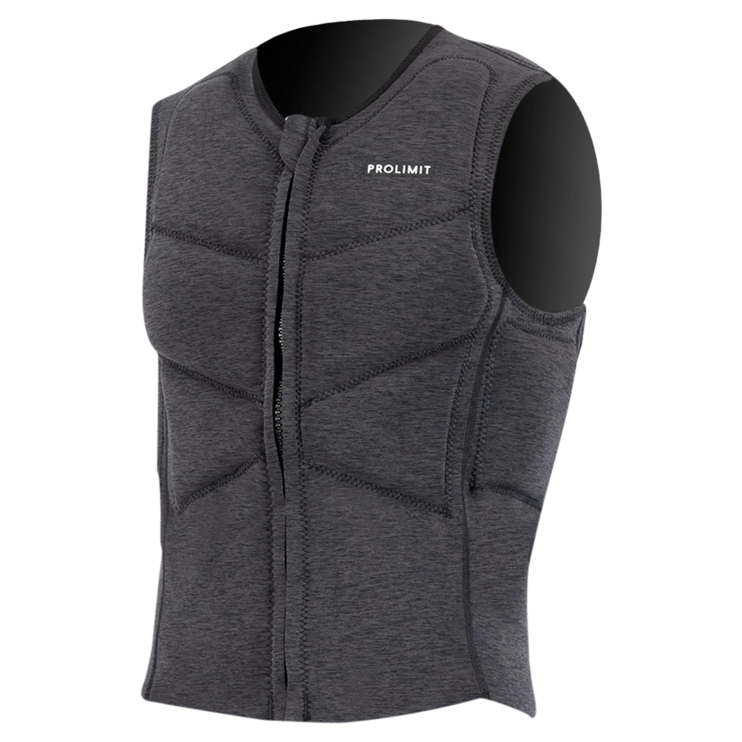 PROLIMIT Vest Mercury Half Padded Frontzip Black -LBlack 3 PROLIMIT Vest Mercury Half Padded Frontzip Black -LBlack