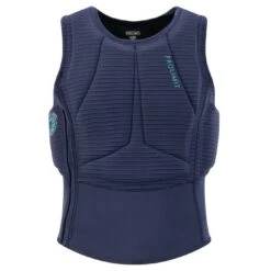 PROLIMIT Womens Flare Vest Half Padded Side Zip Navy/Turquise - 34/XS Navy/Turquise -Surfausrüstungs Geschäft 402.63092.020 womens flare vest half padded side zip navy turquise 1