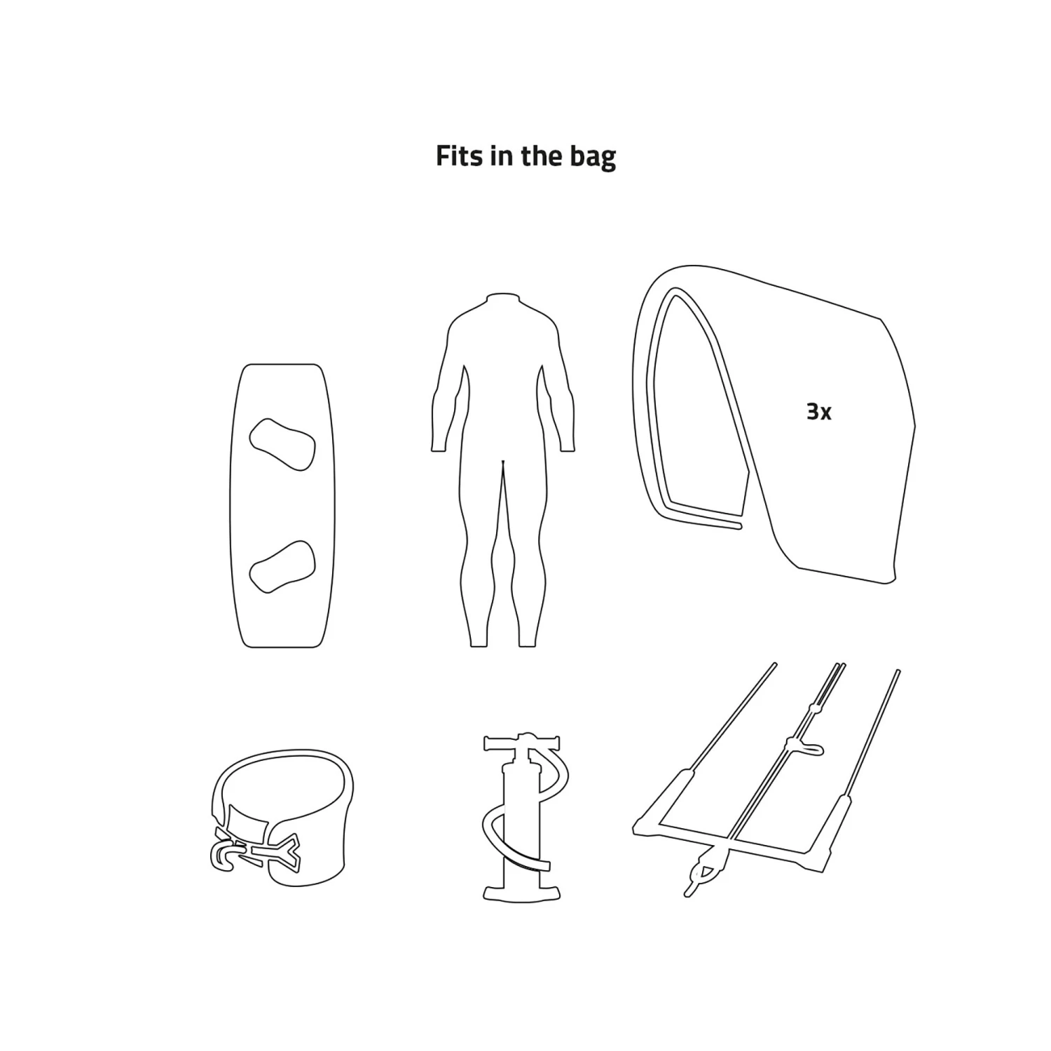 PROLIMIT Kitesurf BB Golf Travel Light Black/Orange - 140 X 45 Black/Orange 8 PROLIMIT Kitesurf BB Golf Travel Light Black/Orange - 140 X 45 Black/Orange – Bild 6