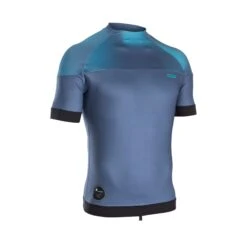 ION Rashguard Men SS - Blue 48/S -Surfausrüstungs Geschäft 48202 4234 4