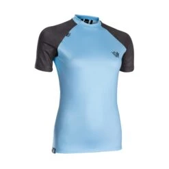 ION Rashguard Women SS - Black 36/S -Surfausrüstungs Geschäft 48203 4274 5