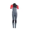 ION Neoprenanzug Capture 3/2 SS Back Zip Kinder Kurzarm 2023 - Steel Blue/red/black 152/12 -Surfausrüstungs Geschäft 48212 4613 1
