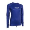 ION Promo Rashguard LS Women - 730 Concord-blue 36/S -Surfausrüstungs Geschäft 48213 4278 5