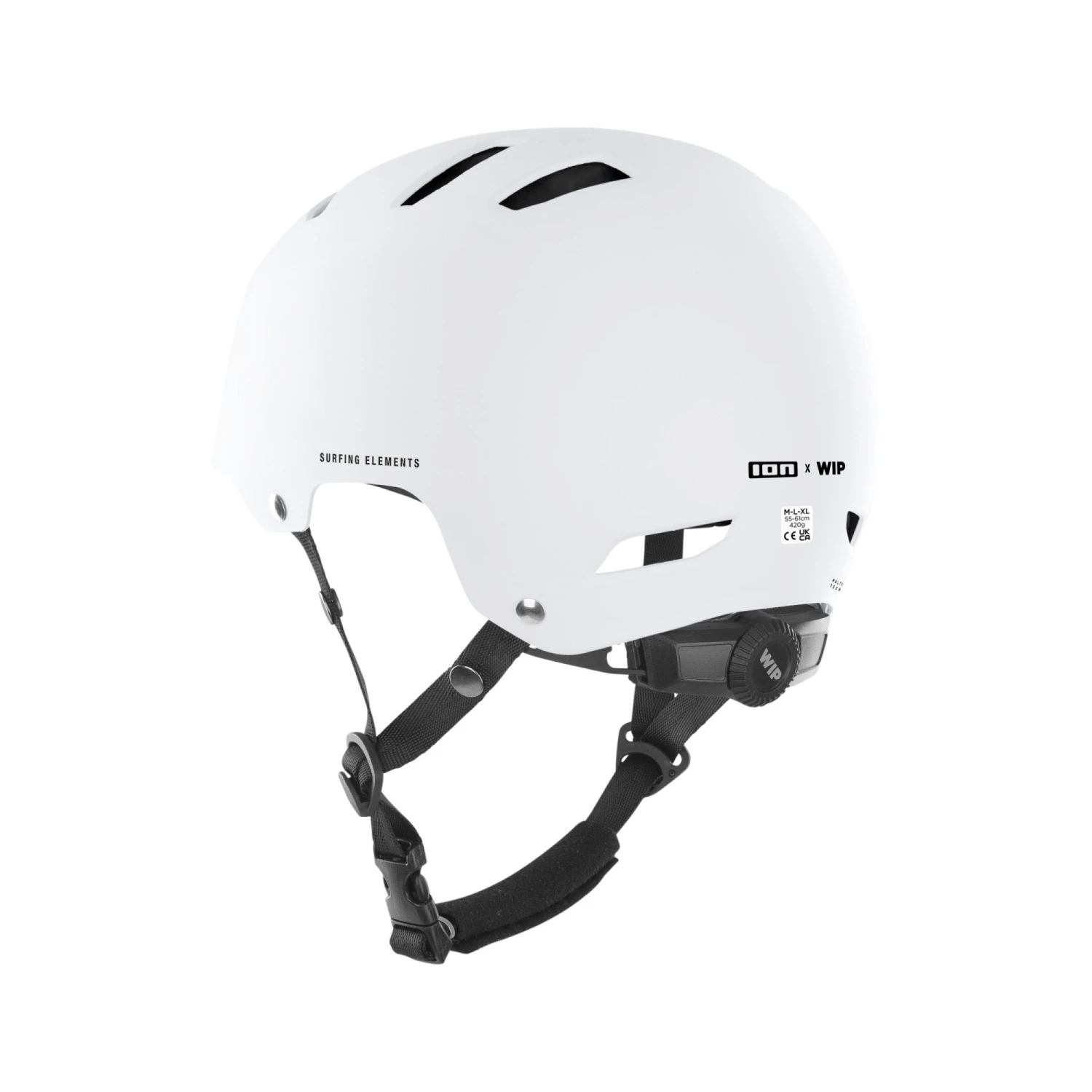 ION Wassersport Helm Slash Core Helmet - Protection 2023 - 51-56/S-M 100 White 4 ION Wassersport Helm Slash Core Helmet - Protection 2023 - 51-56/S-M 100 White – Bild 2