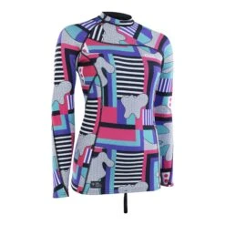 ION Neo Top 2/2 LS Damen 2023 - 34/XS 012 Pink-gradient -Surfausrüstungs Geschäft 48233 4220 10