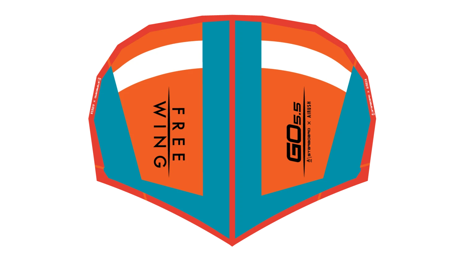 Starboard Foil Wing FREEWING GO WINDOW Orange And Teal 2023 - 4,5 Orange And Teal 2 Starboard Foil Wing FREEWING GO WINDOW Orange And Teal 2023 - 4,5 Orange And Teal