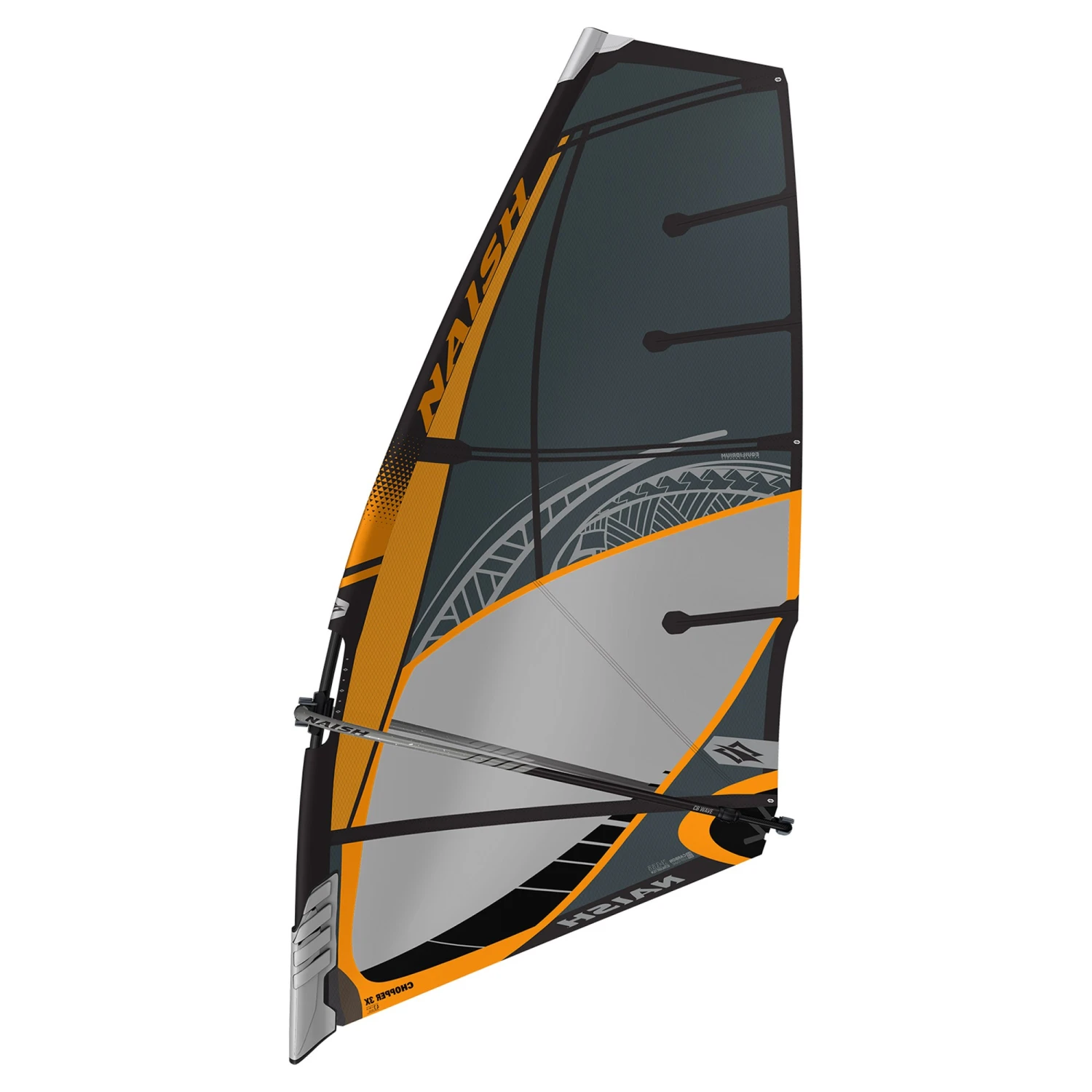 Naish Windsurf Segel S26 Chopper 3X Black - 4.5 4 Naish Windsurf Segel S26 Chopper 3X Black - 4.5 – Bild 2