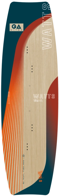 GAASTRA GA Kite Board Set Watts 2024 - 135x40 (Set) -Surfausrüstungs Geschäft gk2023 ga watts d 1