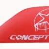 Concept X Kitefins High Class / HC Finne - 4 Cm Grün -Surfausrüstungs Geschäft kitefin red hc205cm