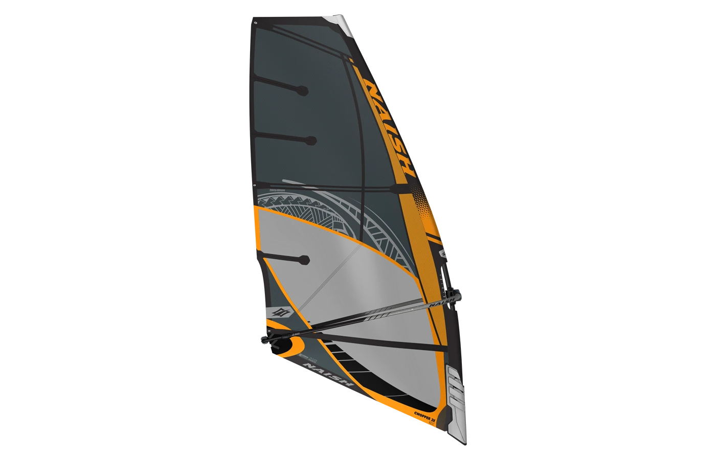 Naish Windsurf Segel S26 Chopper 3X Black - 4.5 3 Naish Windsurf Segel S26 Chopper 3X Black - 4.5